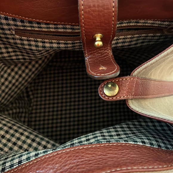 ๐๐HP๐พ๐พGhurka. The original and best. Khaki canvas/leather/brass bucket bag. - Picture 7 of 16